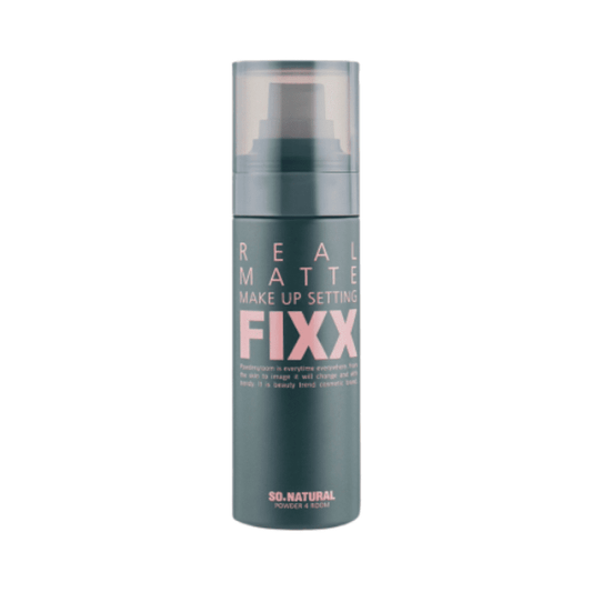 SO NATURAL Real Matte Make Up Setting Fixx 75ml - Fijador maquillaje efecto mate