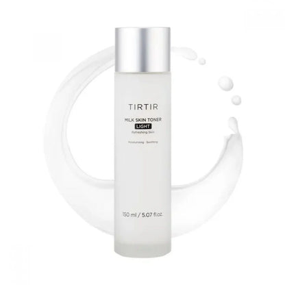 TIRTIR Milk Skin Toner Light 150ml - Tónico revitalizante iluminador ligero piel